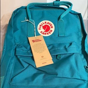 New Fjallraven  Kanken Backpack Ocean Green
